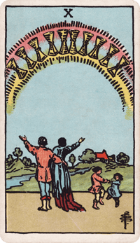 Ten of Cups tarot card