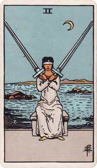 Two of Swords tarot card