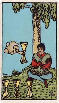 Four of Cups tarot card