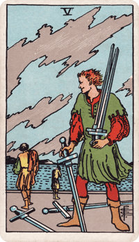 Five of Swords tarot card