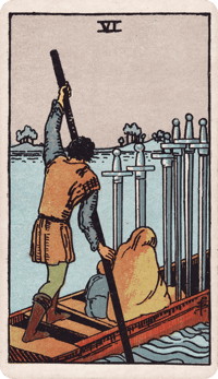 Six of Swords tarot card