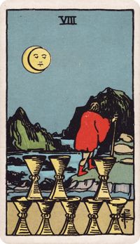 Eight of Cups tarot card