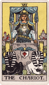 The Chariot tarot card