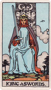 King of Swords tarot card