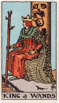 King of Wands tarot card