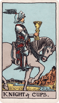 Knight of Cups tarot card