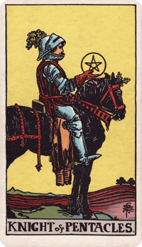 Knight of Pentacles tarot card