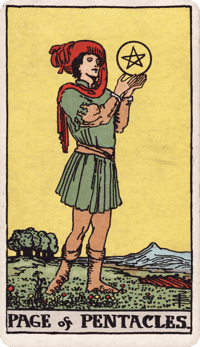 Page of Pentacles tarot card