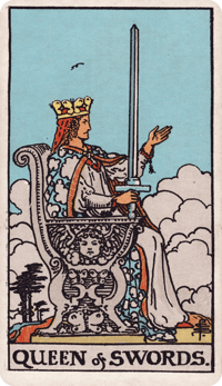 Queen of Swords tarot card