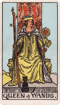 Queen of Wands tarot card