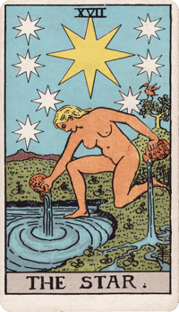 The Star tarot card