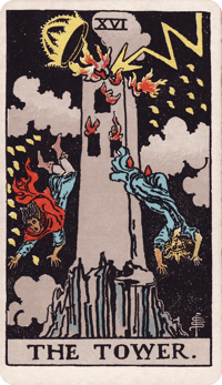 The Tower tarot card